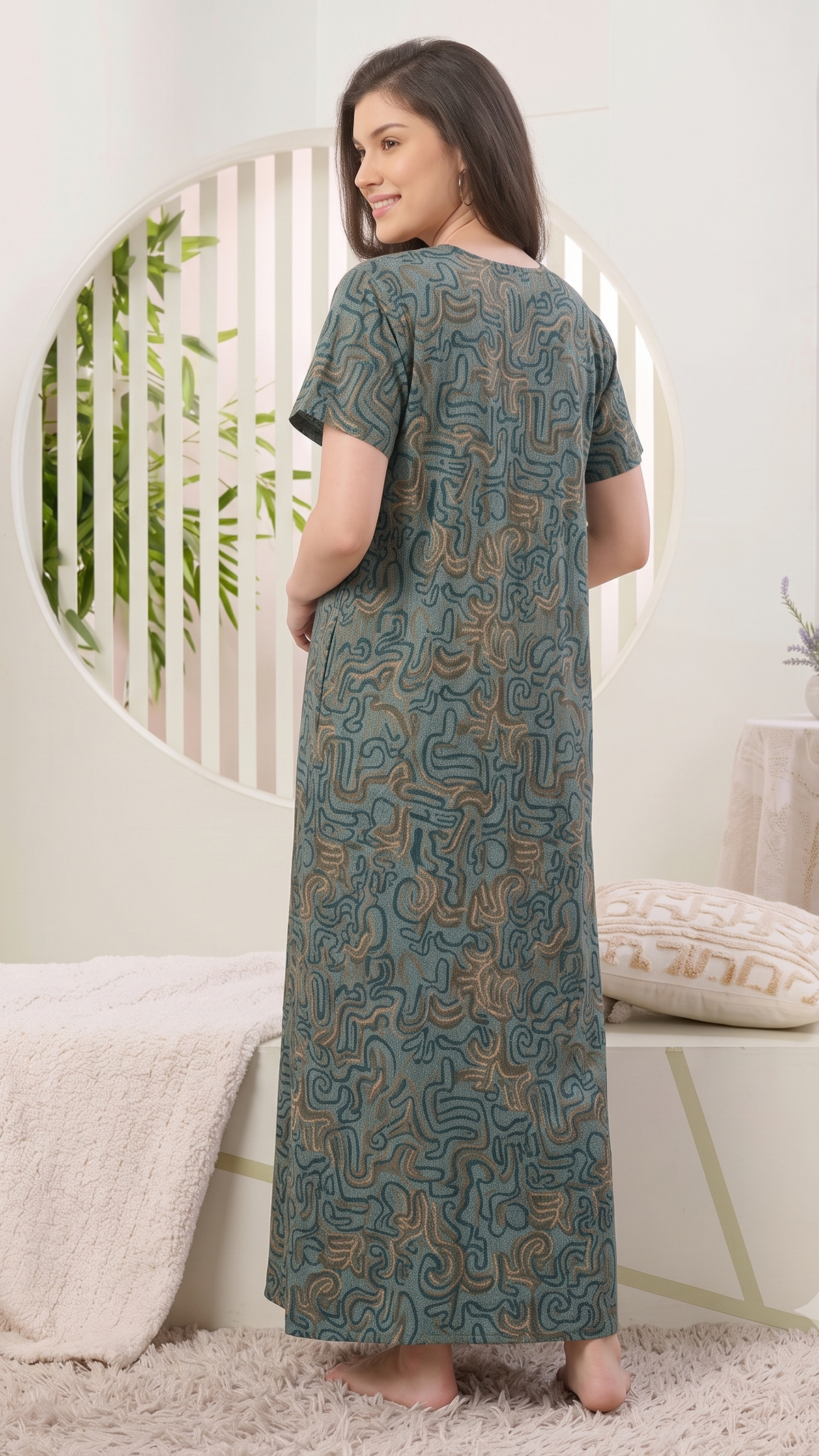 Women’s A-Line Alpine Everyday Loungewear Nighty