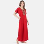 Multi Coloured Embroidered Nightgown