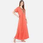 Multi Coloured Embroidered Nightgown