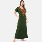 Colourful Embroidery Nightgown