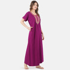 Multi Coloured Embroidered Nightgown