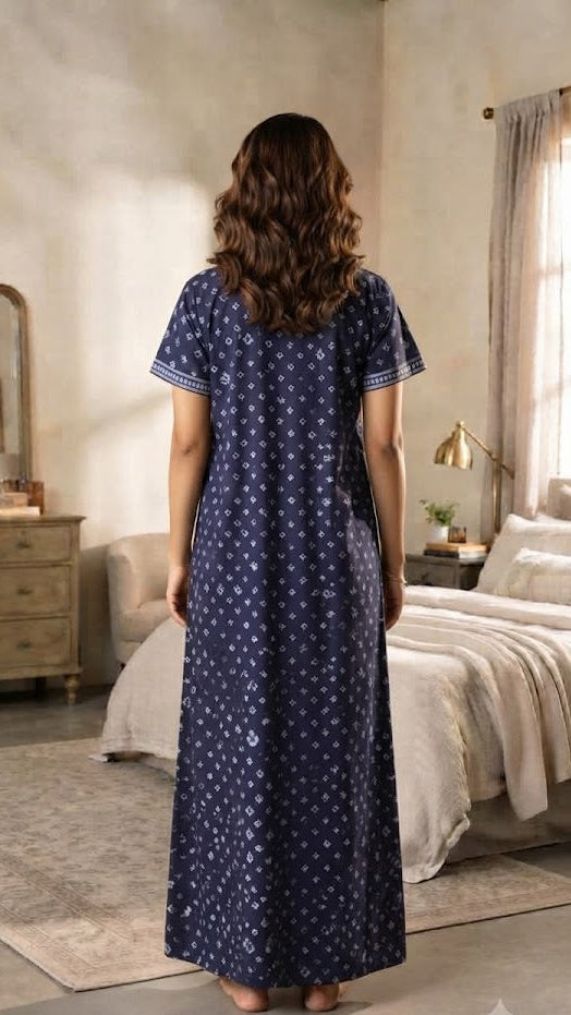 Resham Accent Cotton Lounge Dress