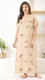 Grace Floral Alpine Pleat Loungewear Gown