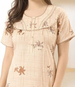 Grace Floral Alpine Pleat Loungewear Gown