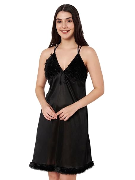 Women’s Satin Lace Chemise Nightdress