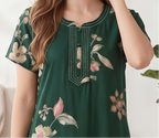 Alphine Printed Maxi Nightgown