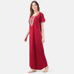 Multi Coloured Embroidered Nightgown
