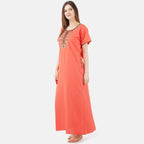Multi Coloured Embroidered Nightgown