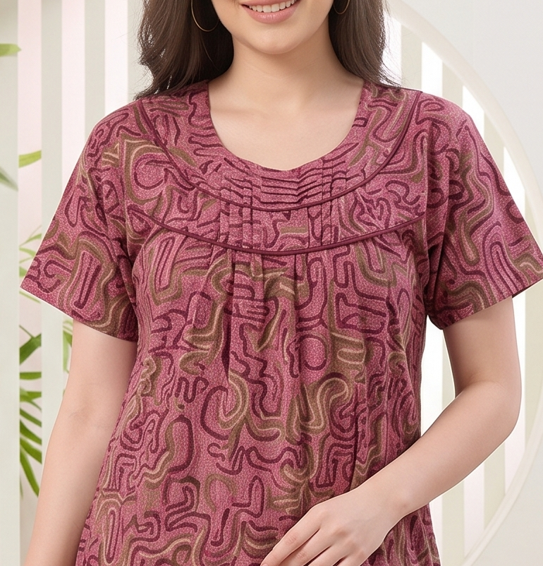 Women’s A-Line Alpine Everyday Loungewear Nighty