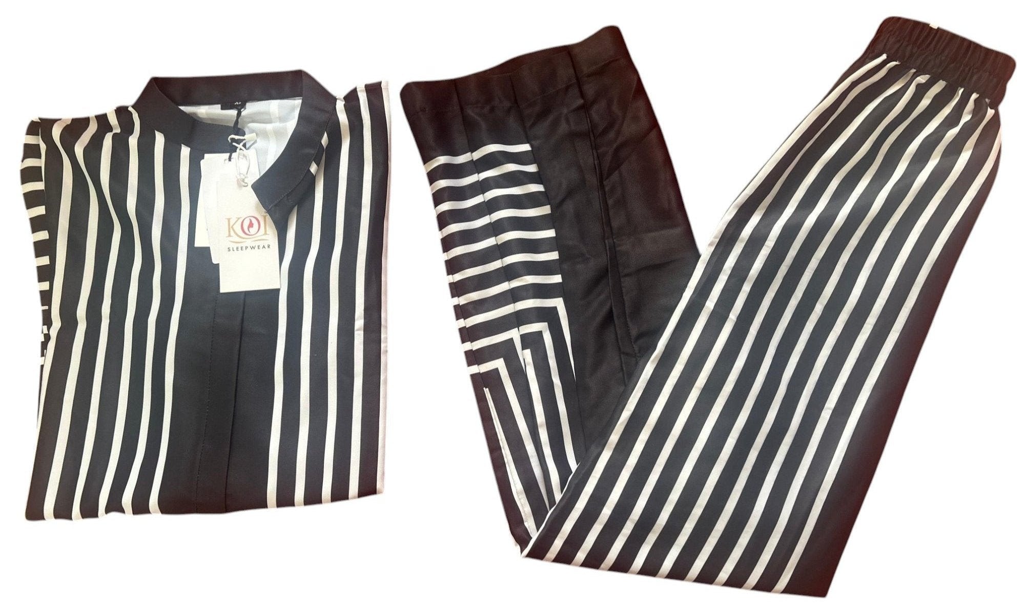 Satin Stripes Pleat Cordset Main image