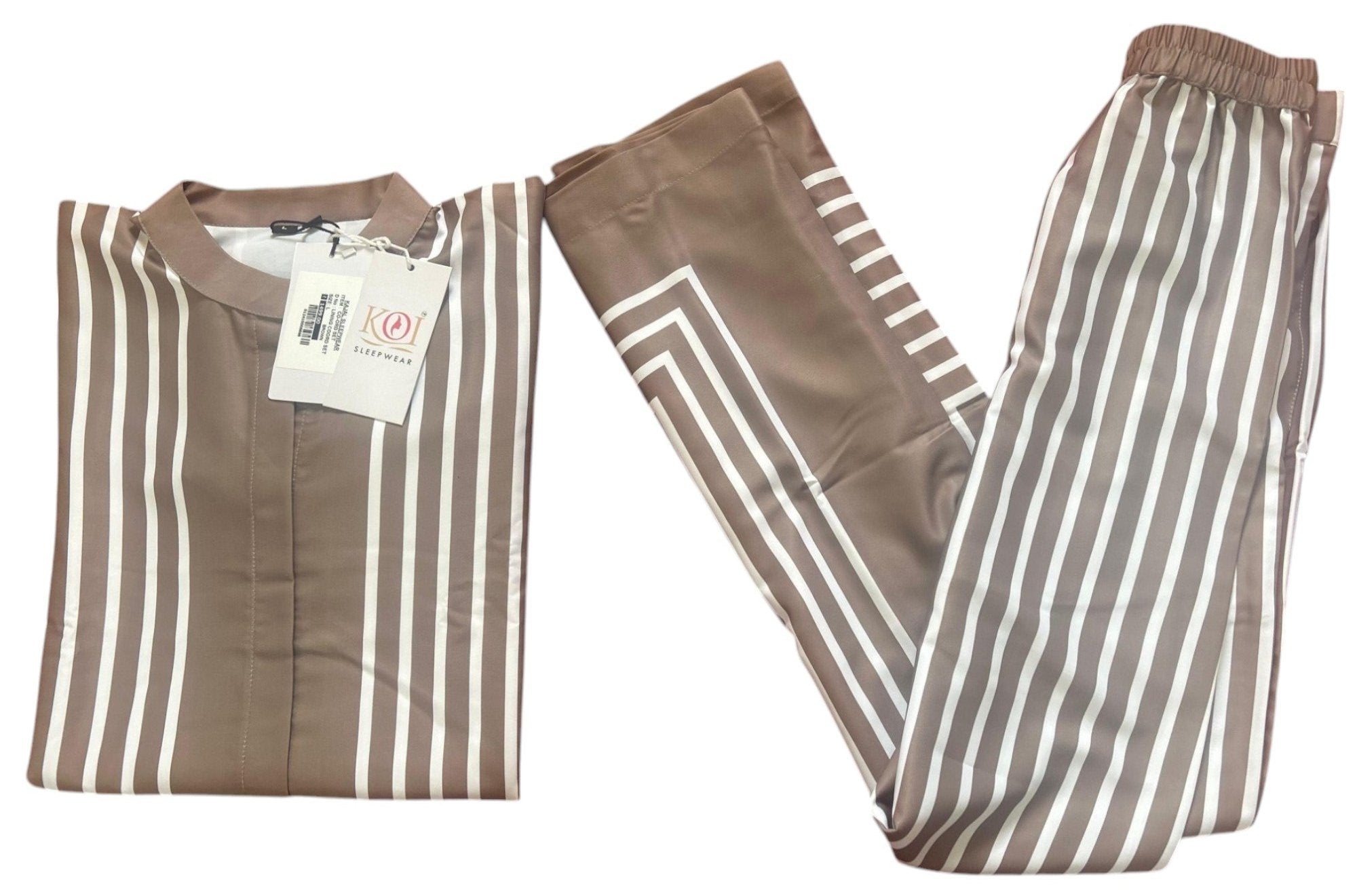 Satin Stripes Pleat Cordset