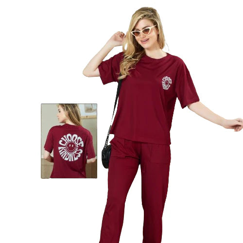 koi sleepwear back print co-ord set Main image