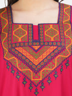 Resham Embroidery Full Sleeve Night Gown