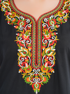 Paan shaped Embroidery Nightgown