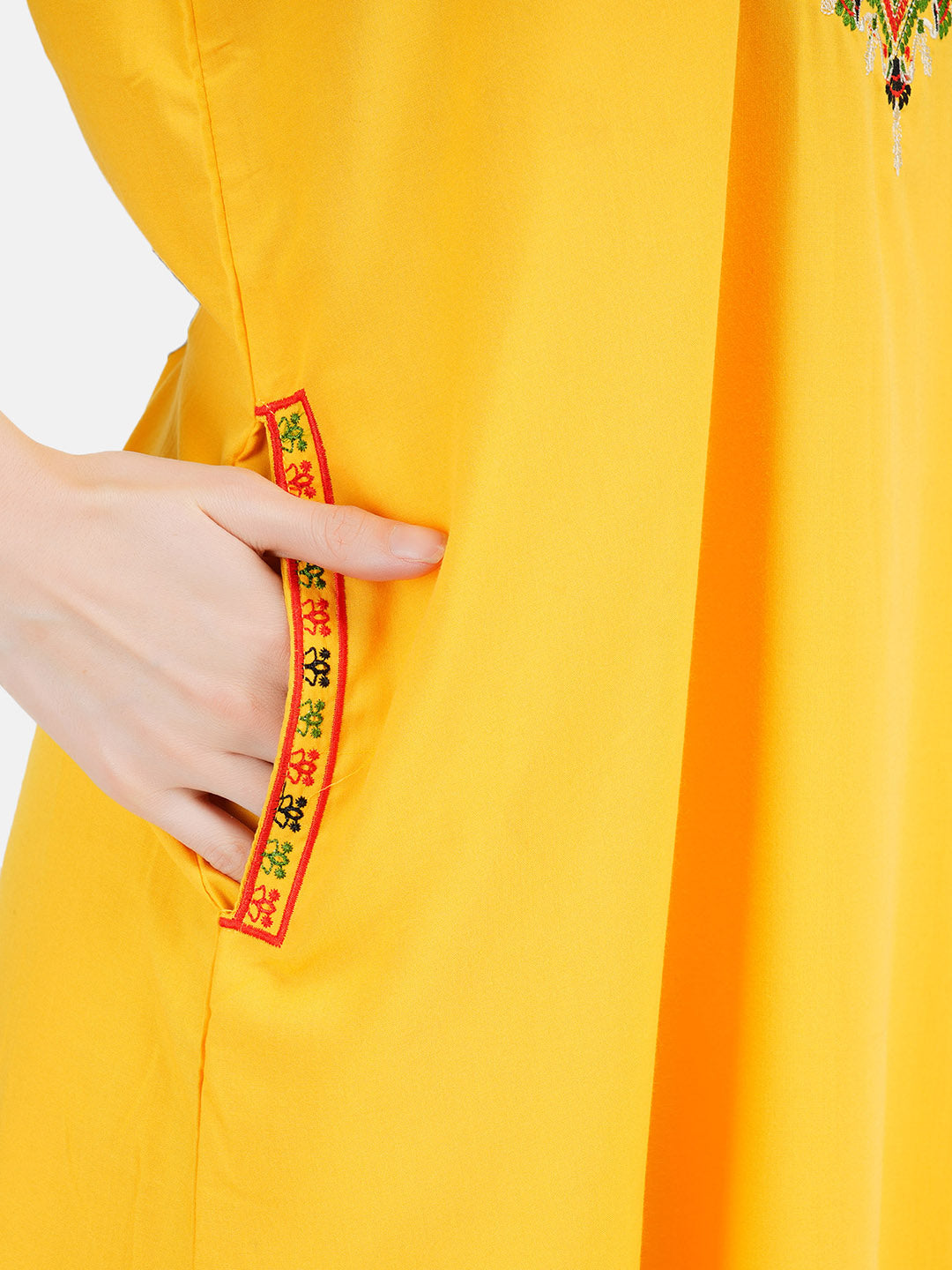 Multi Coloured Embroidered Nightgown