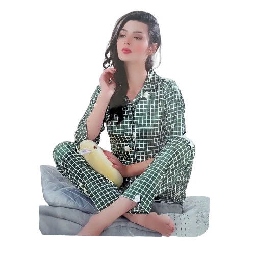 KOI SLEEPWEAR SATIN NIGHTSUIT Main image