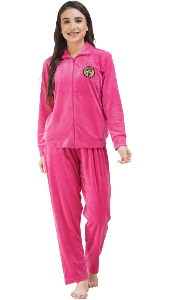 Velvette Full Sleeve Night Suit Main image