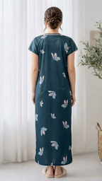 Royal Peacock italian Satin Gown