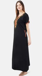 Crosswork Embroidered  Nightgown