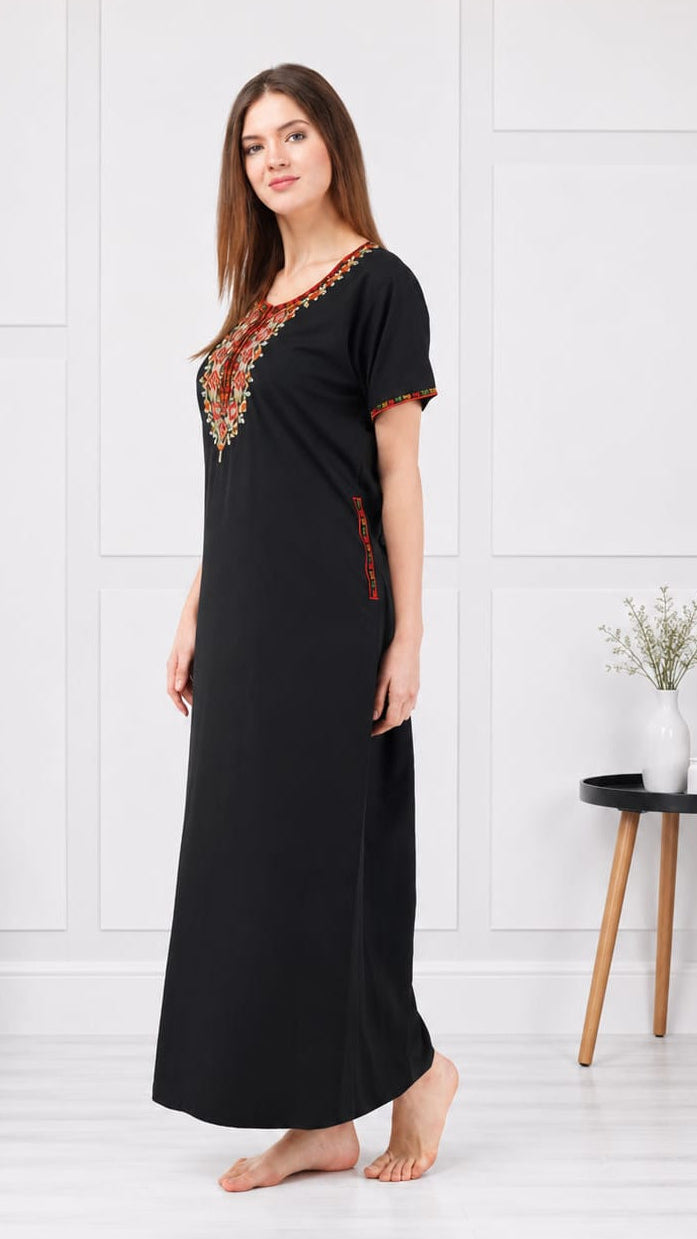 Multi Coloured Embroidered Nightgown
