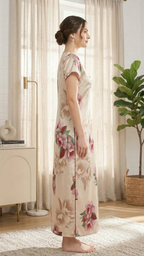 itanlian Satin Loungewear NightGown