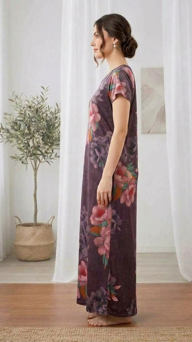 itanlian Satin Loungewear NightGown
