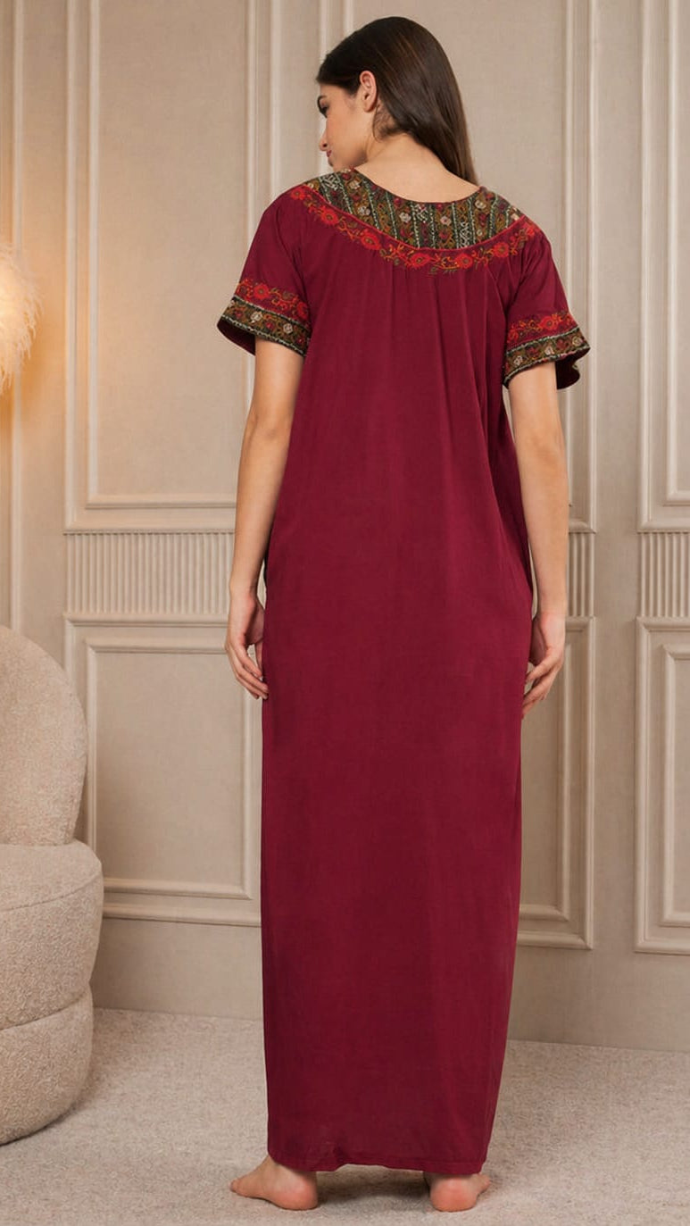 KOI SLEEPWEAR Bhopali embroidered gown