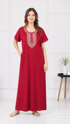 Multi Coloured Embroidered Nightgown