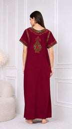 KOI SLEEPWEAR BHOPALI EMBROIDERED GOWN