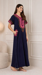 KOI SLEEPWEAR Bhopali embroidered gown