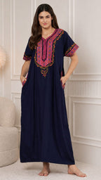 KOI SLEEPWEAR Bhopali embroidered gown