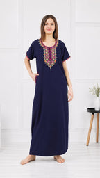 Multi Coloured Embroidered Nightgown