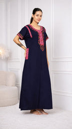 KOI SLEEPWEAR BHOPALI EMBROIDERED GOWN