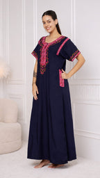 KOI SLEEPWEAR BHOPALI EMBROIDERED GOWN
