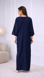 Resham Embroidery Full Sleeve Night Gown