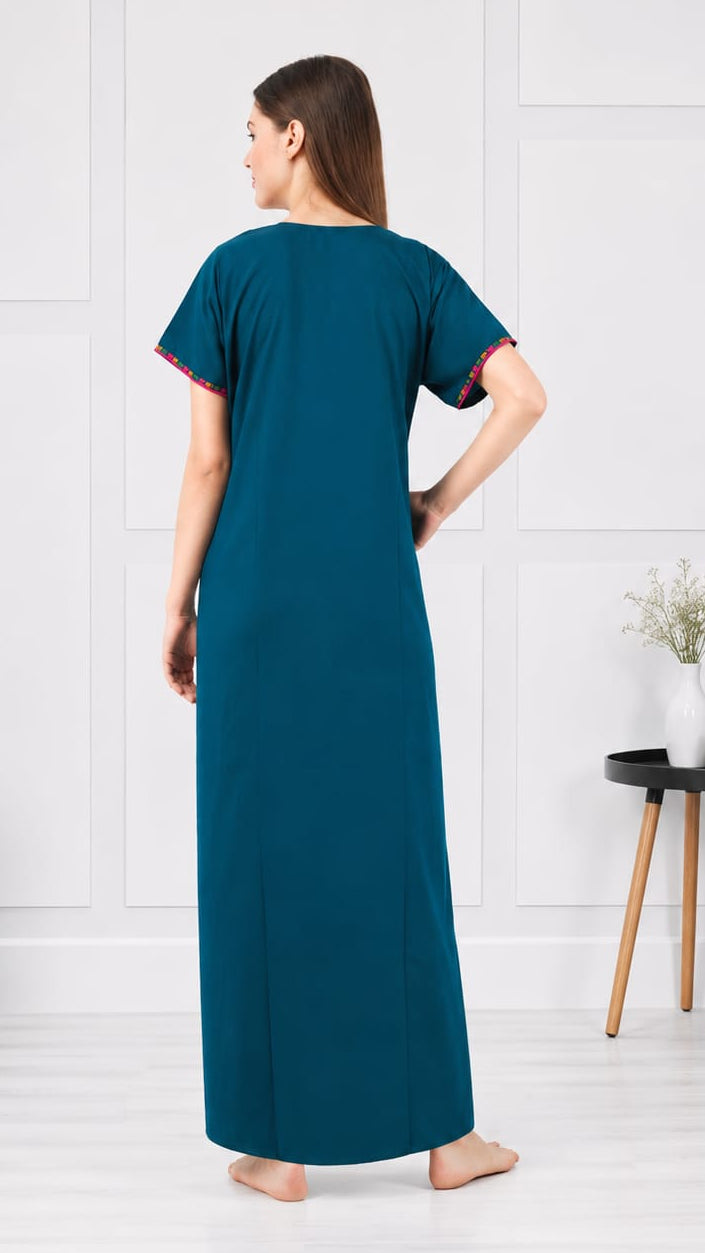 Multi Coloured Embroidered Nightgown