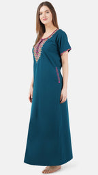 Multi Coloured Embroidered Nightgown