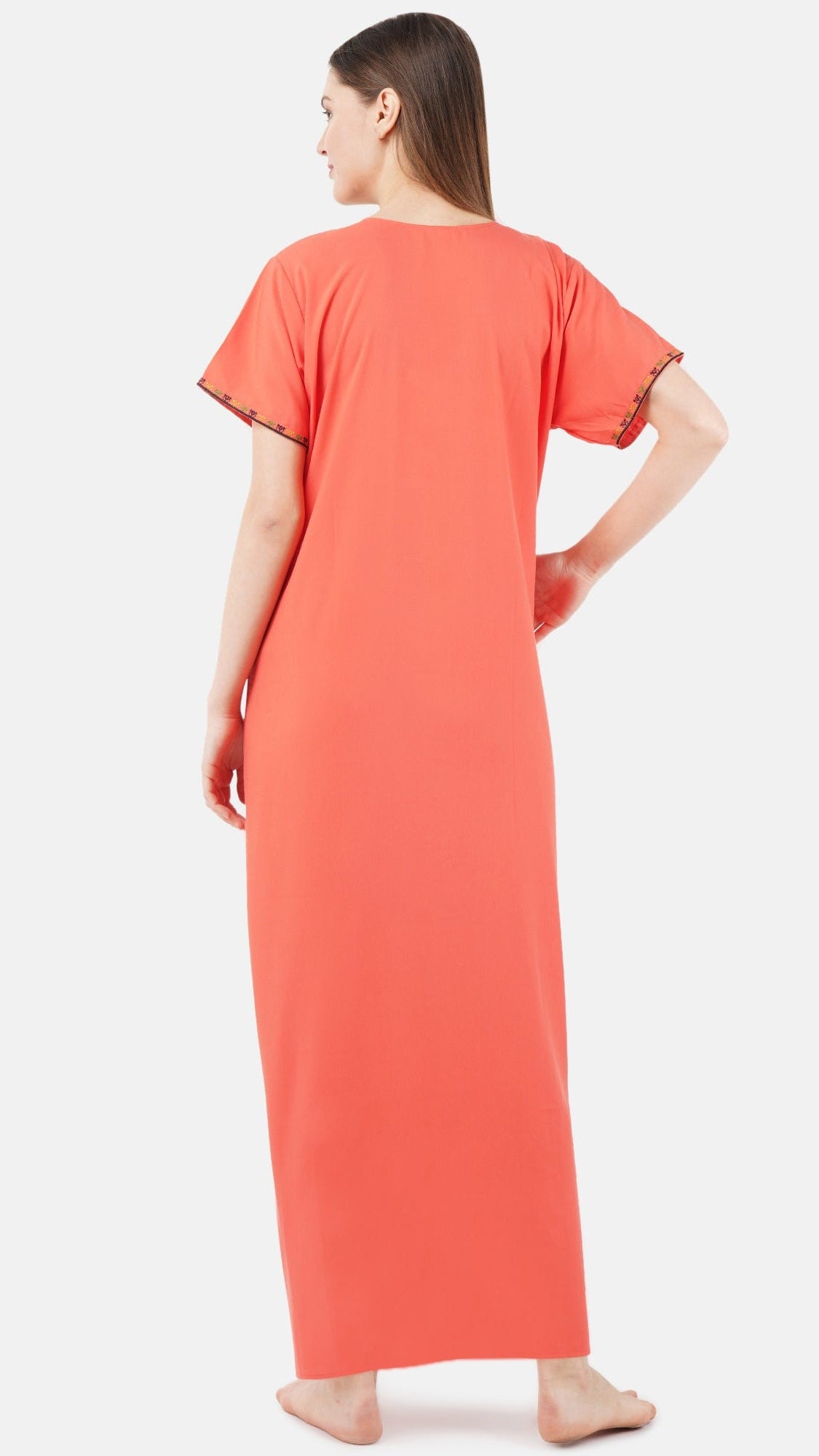 Multi Coloured Embroidered Nightgown