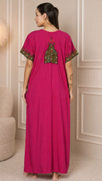 KOI SLEEPWEAR Bhopali embroidered gown