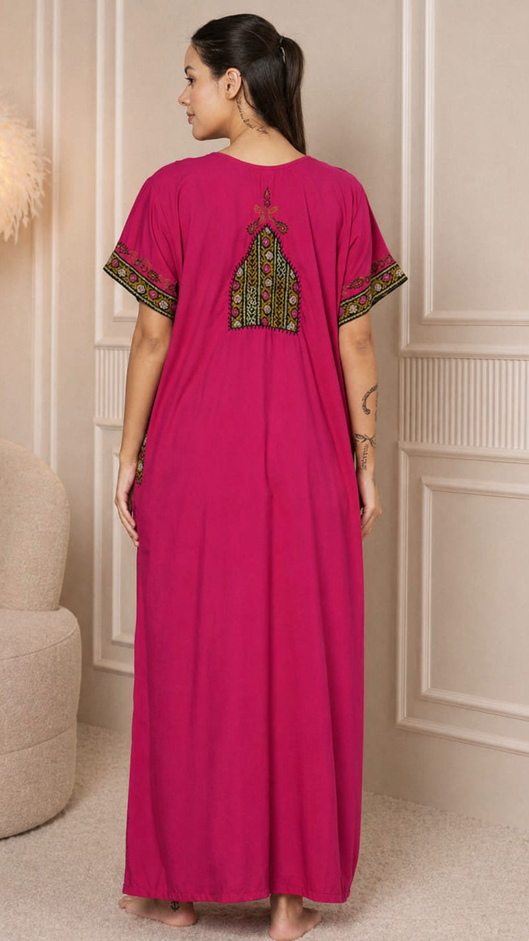 KOI SLEEPWEAR Bhopali embroidered gown