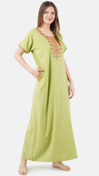Multi Coloured Embroidered Nightgown