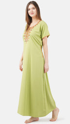 Multi Coloured Embroidered Nightgown