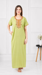 Multi Coloured Embroidered Nightgown