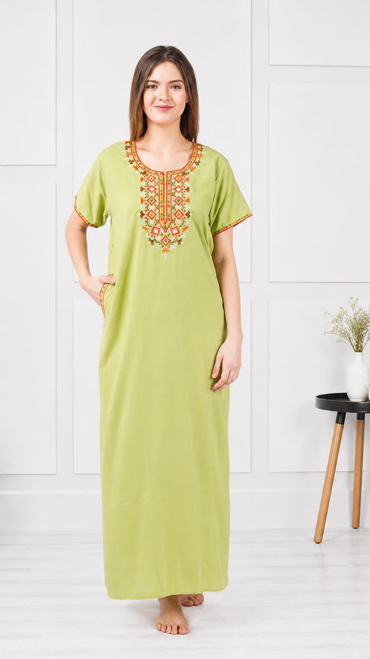 Multi Coloured Embroidered Nightgown