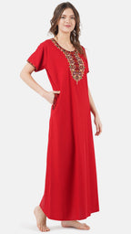 Multi Coloured Embroidered Nightgown