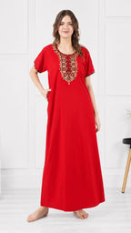 Multi Coloured Embroidered Nightgown