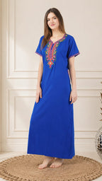 Crosswork Embroidered  Nightgown