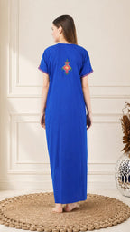 Crosswork Embroidered Nightgown