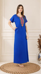 Crosswork Embroidered Nightgown