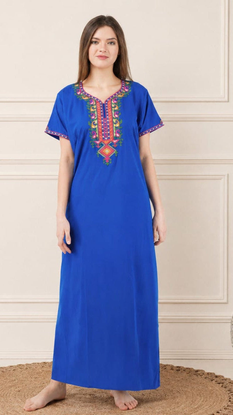 Crosswork Embroidered Nightgown Main image